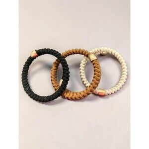Set of 3 Plunder Design "Eva" vegan suede bracelets - NIP